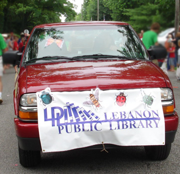 Terry Dickerson's car in the parade