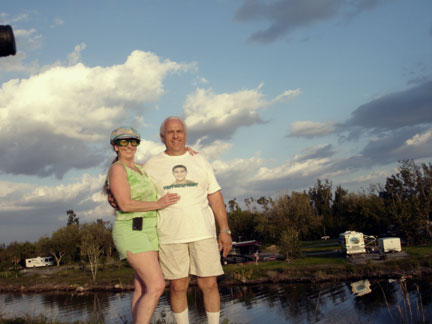 Lee and Karen on the bikepath