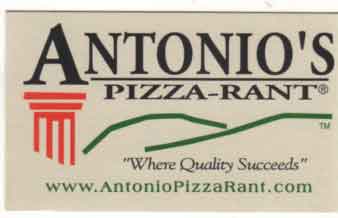 Antonio's Pizza card