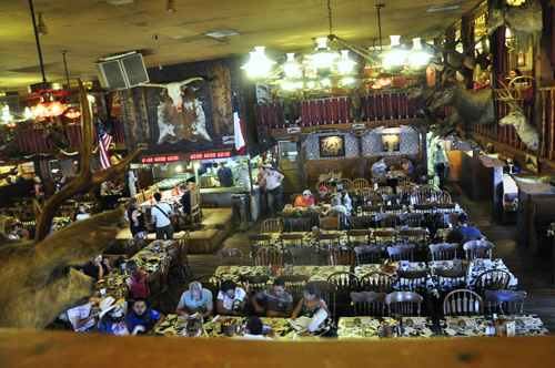 the dining area