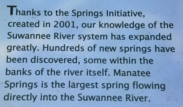 sign about the springs