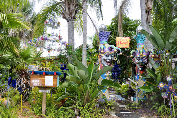 the entry to the Bowling Ball House at Whimzeyland