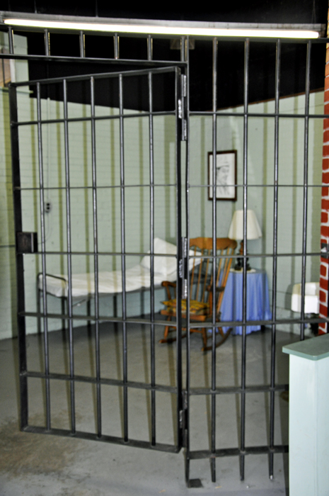 The county jail in Mayberry Courthouse