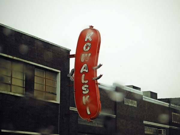 30-ft tall Neon Kielbasa