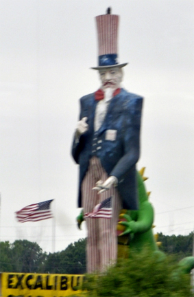 Excalibur statue
