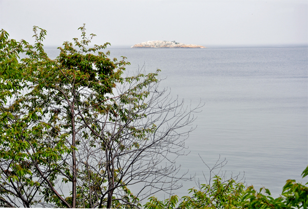 view of Alona Bay and the Great Lake Superior