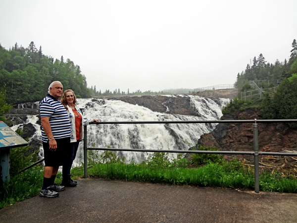 the two RV Gypsies at Magpie Scenic High Falls