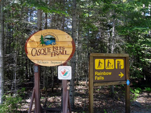 The start of the Rainbow Trail