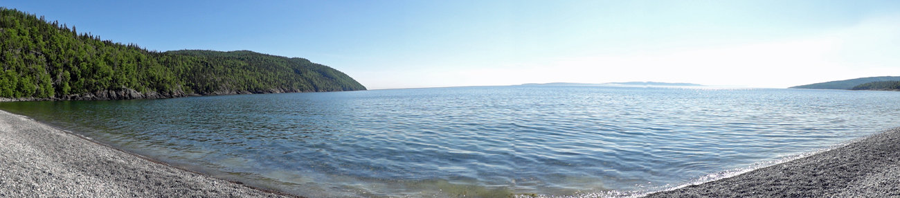 panorama of Schreiber Beach