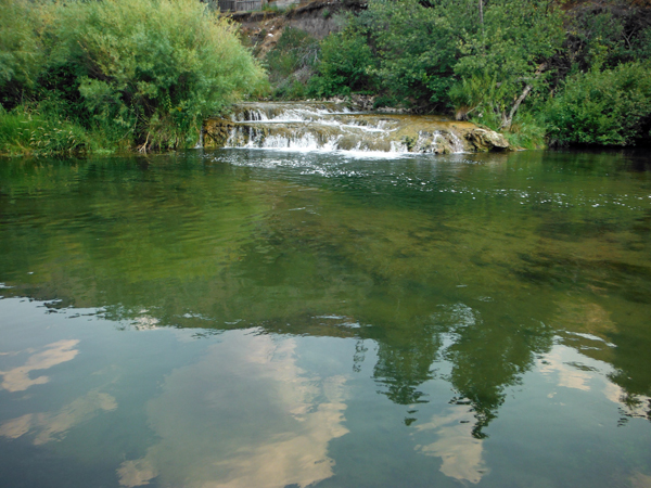 waterfall in the Portneuf River