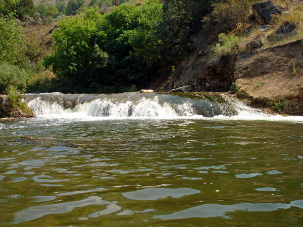 the steepest waterfall on the Portneuf River