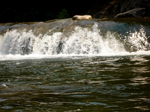 the steepest waterfall on the Portneuf Rive