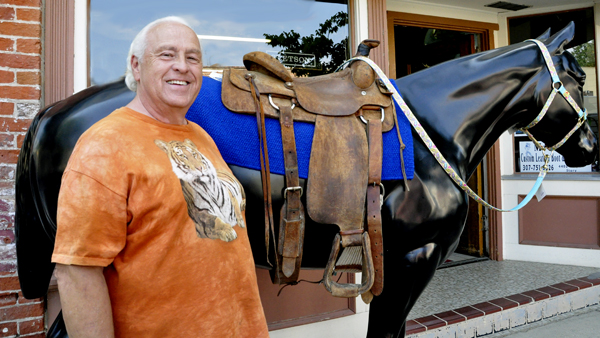 Lee Duquette in downtown Buffalo, WY