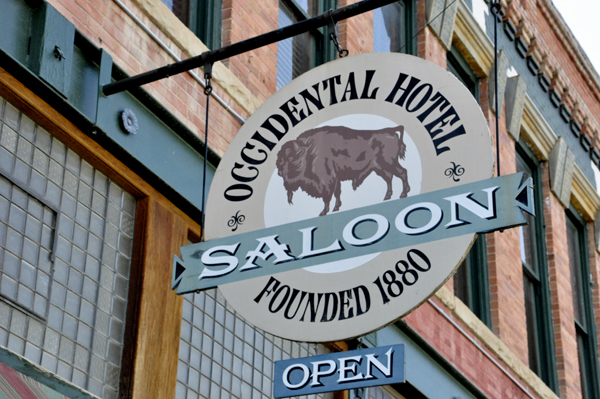 sign - Occidental Hotel