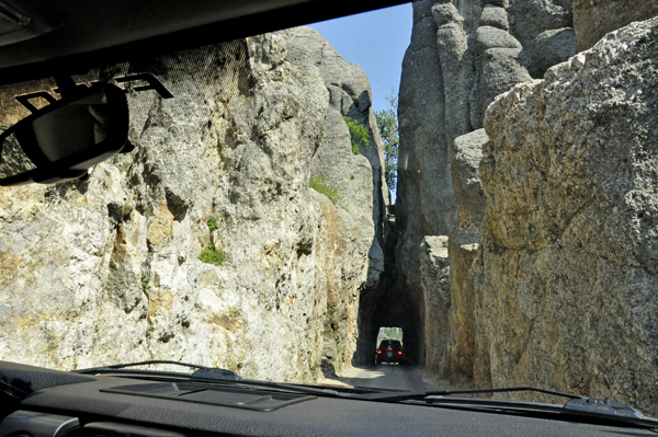 the two RV Gypsies going through the tunnel