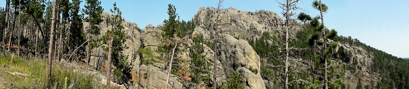 panorama at Custer State Park