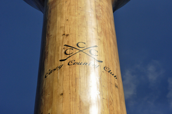 Close up of part of the World's Largest Golf Tee