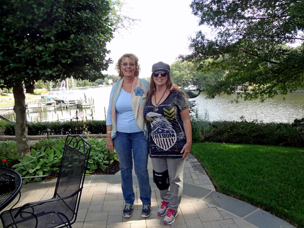 Karen Duquette and her friend Barbara
