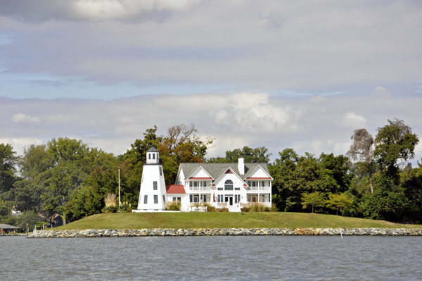 A house with its own lighthouse