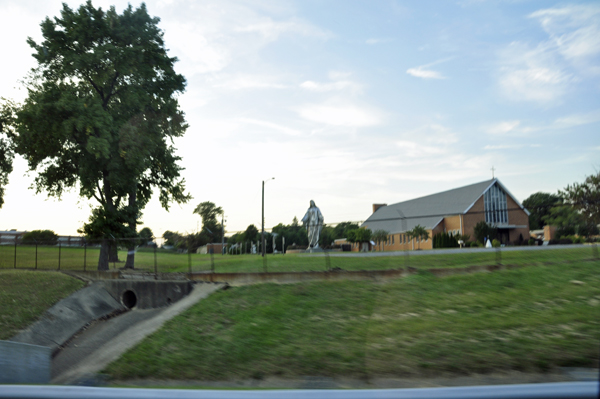 View of the Shrine from the highway