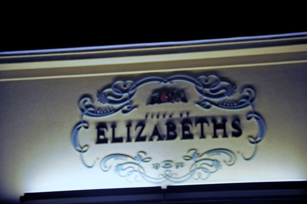 Sign over the top of the restaurant