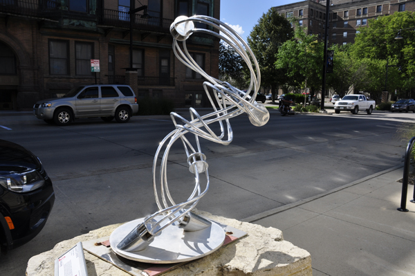plaque for sculpture titled Illusory Control