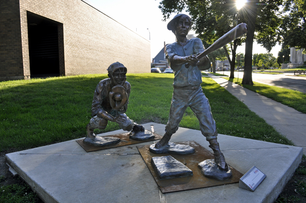 baseball sculpture
