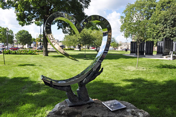 sculpture titled Hope