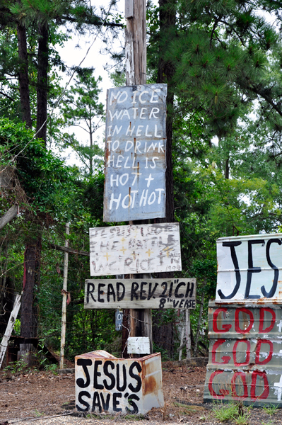 no water in Hell signs