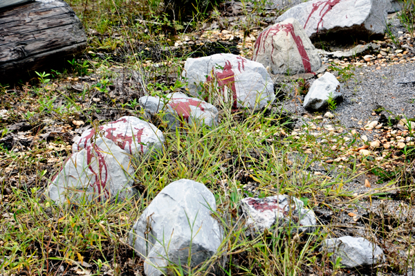 "Bloody" Rocks