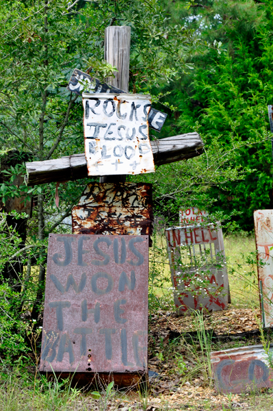 Cross Garden signs