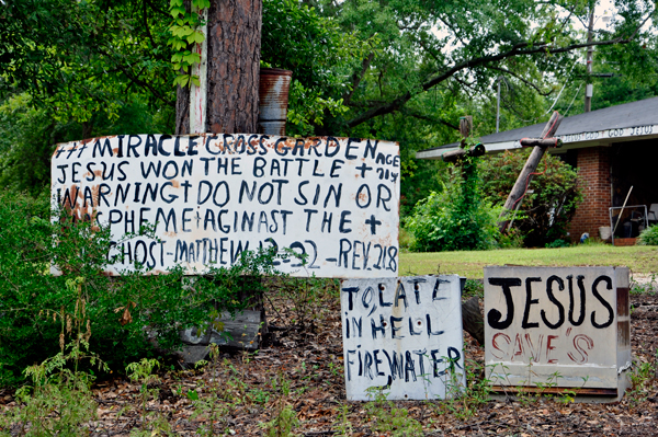 Cross Garden signs