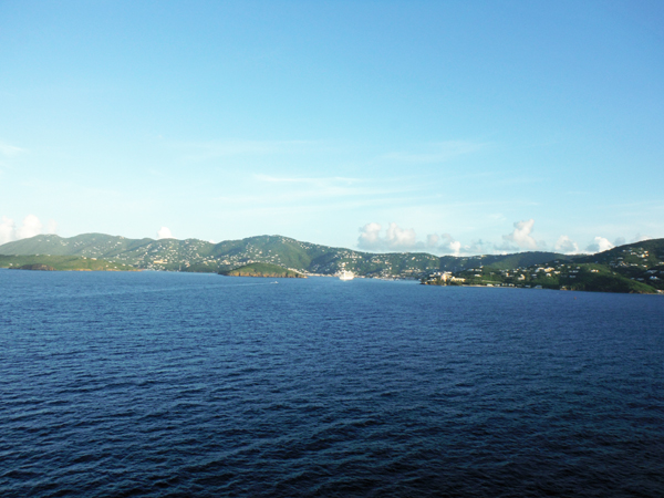 St. Thomas as seen from the Norwegian Getaway