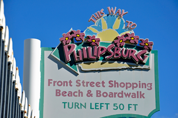 Philipsburg shopping sign