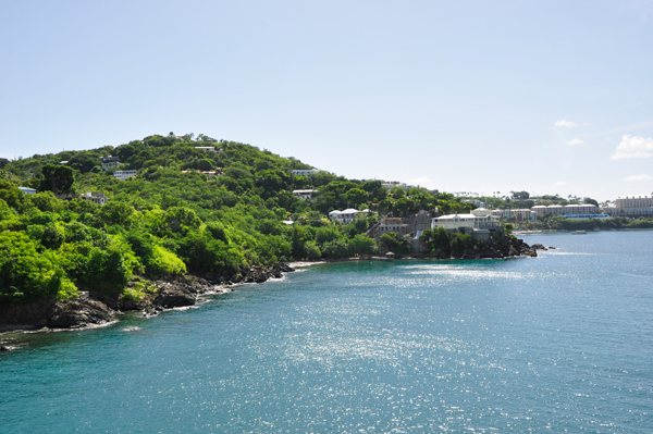 St. Thomas as seen from the Norwegian Getaway