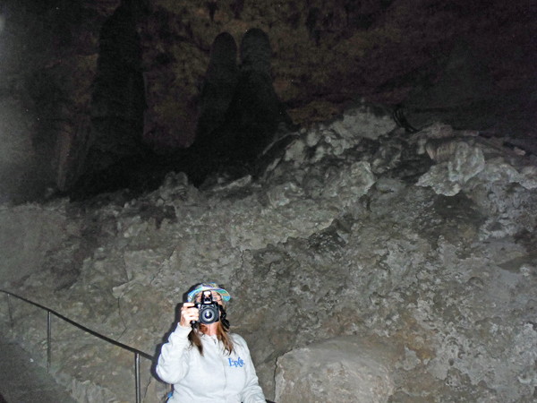 Karen Duquette taking photos