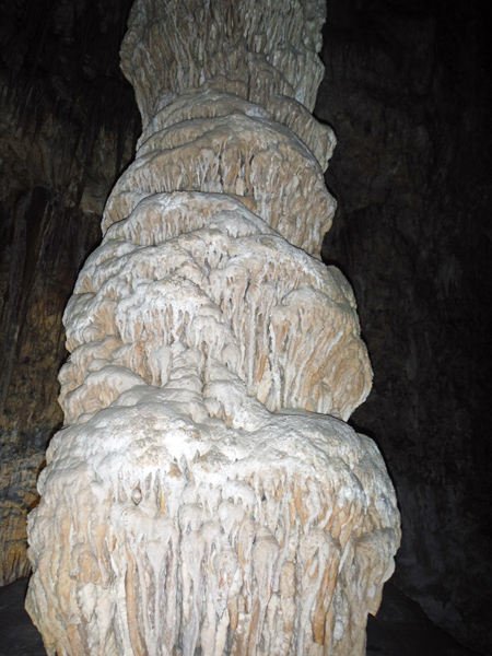 a tall, fat column