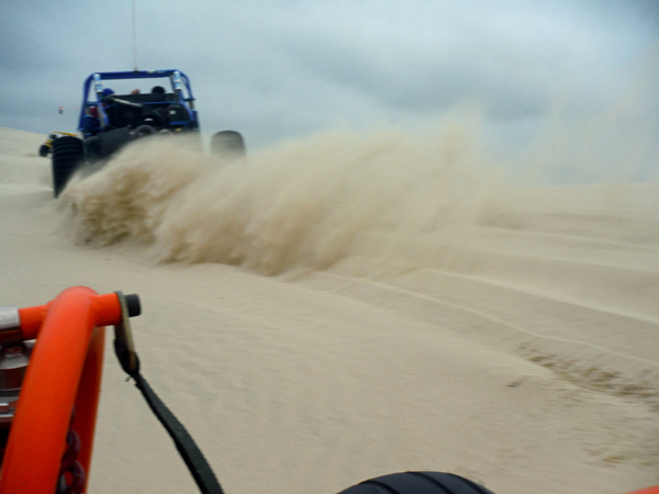 Time to eat the sand!