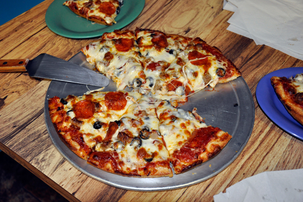 pizza at Taco Jerry's