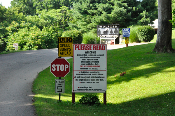 where to stop and register