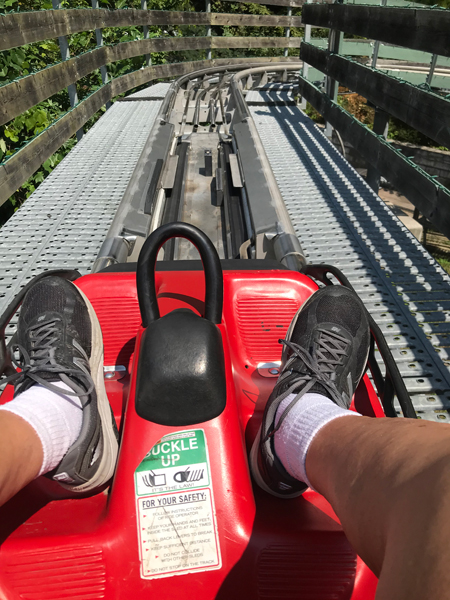 Lee Duquette on the Gatlinburg Mountain Coaster