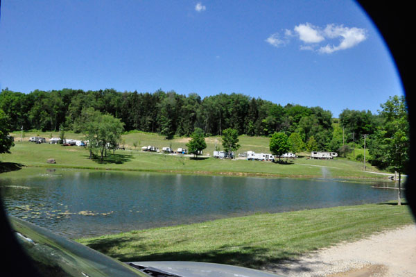 pond in upper level