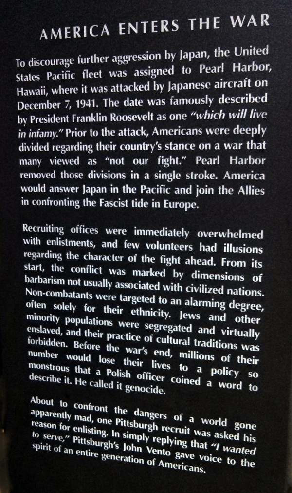 America enters WW II