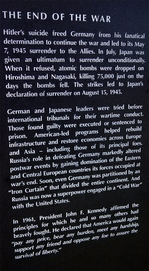 End of the war