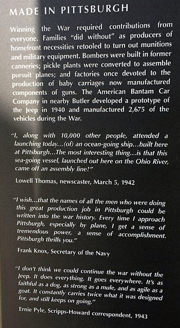 Made in Pittsburgh sign