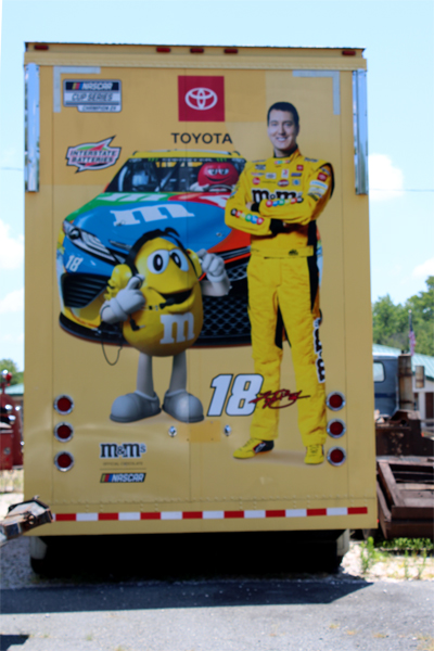 M&M Nascar transporter