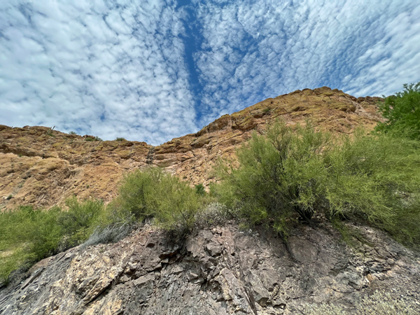 mountains at Saguaro Lake