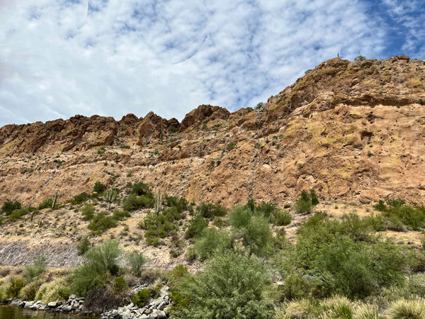 mountains at Saguaro Lake
