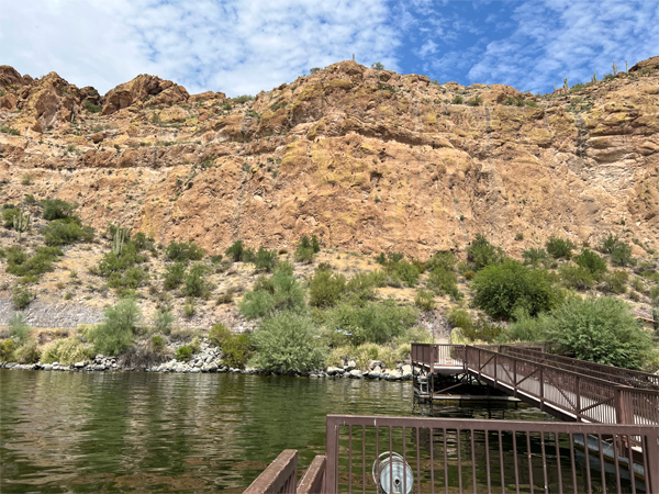 View from the pier looking left