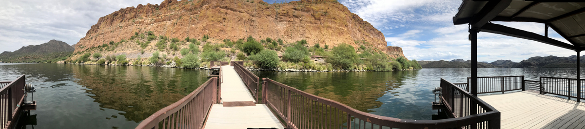 A different angle - panorama from the pier